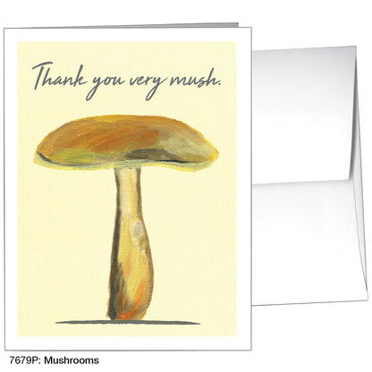 Mushrooms, Greeting Card (7679P)