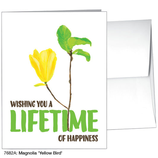Magnolia "Yellow Bird", Greeting Card (7682A)