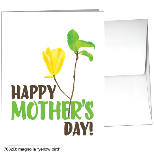 Magnolia "Yellow Bird", Greeting Card (7682B)