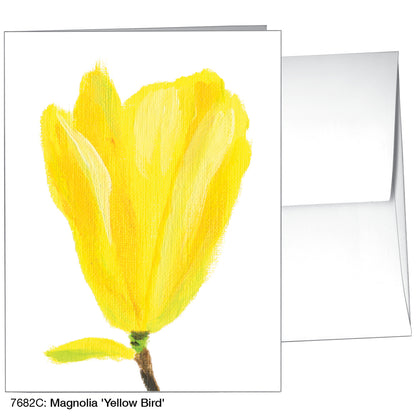 Magnolia "Yellow Bird", Greeting Card (7682C)