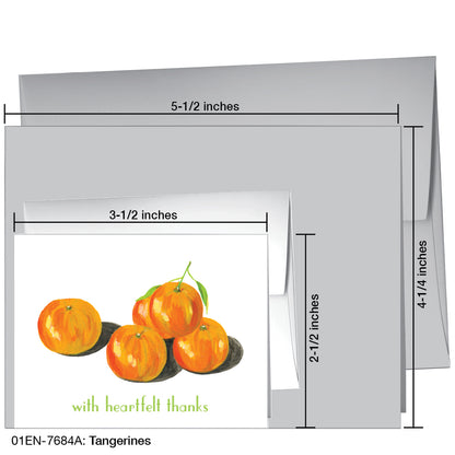 Tangerines, Greeting Card (7684A)