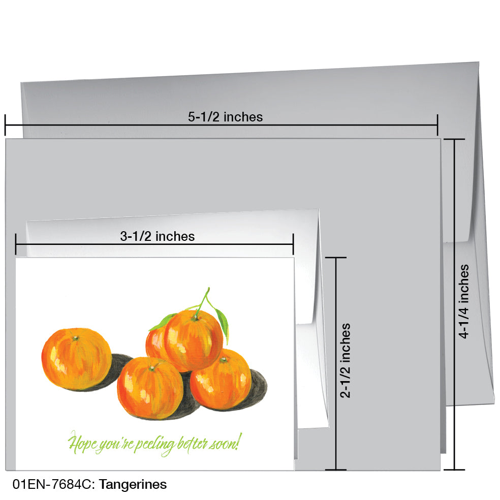 Tangerines, Greeting Card (7684C)