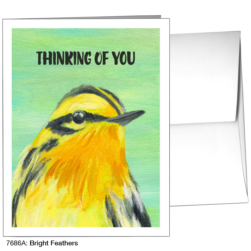 Bright Feathers, Greeting Card (7686A)