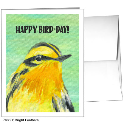 Bright Feathers, Greeting Card (7686B)