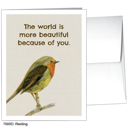 Resting, Greeting Card (7689D)