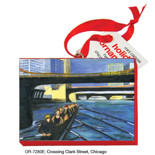 Crossing Clark Street, Chicago, Ornament (OR-7280E)