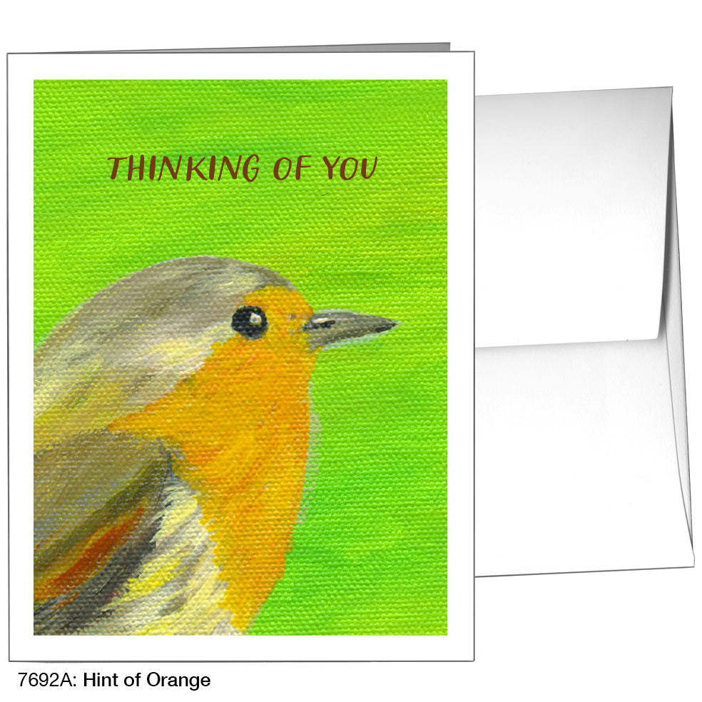 Hint Of Orange, Greeting Card (7692A)