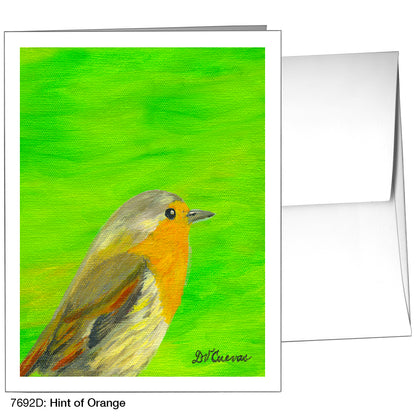 Hint Of Orange, Greeting Card (7692D)