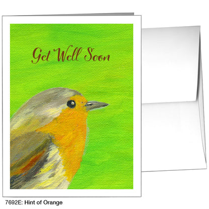 Hint Of Orange, Greeting Card (7692E)