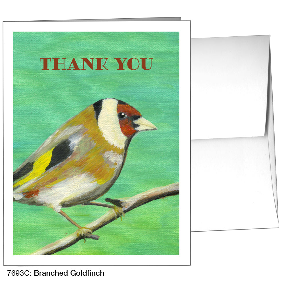 Branched Goldfinch, Greeting Card (7693C)
