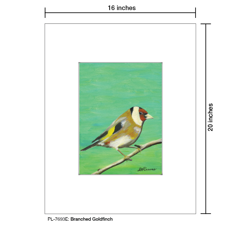 Branched Goldfinch, Print (#7693E)