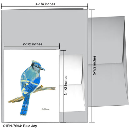 Blue Jay, Greeting Card (7694)