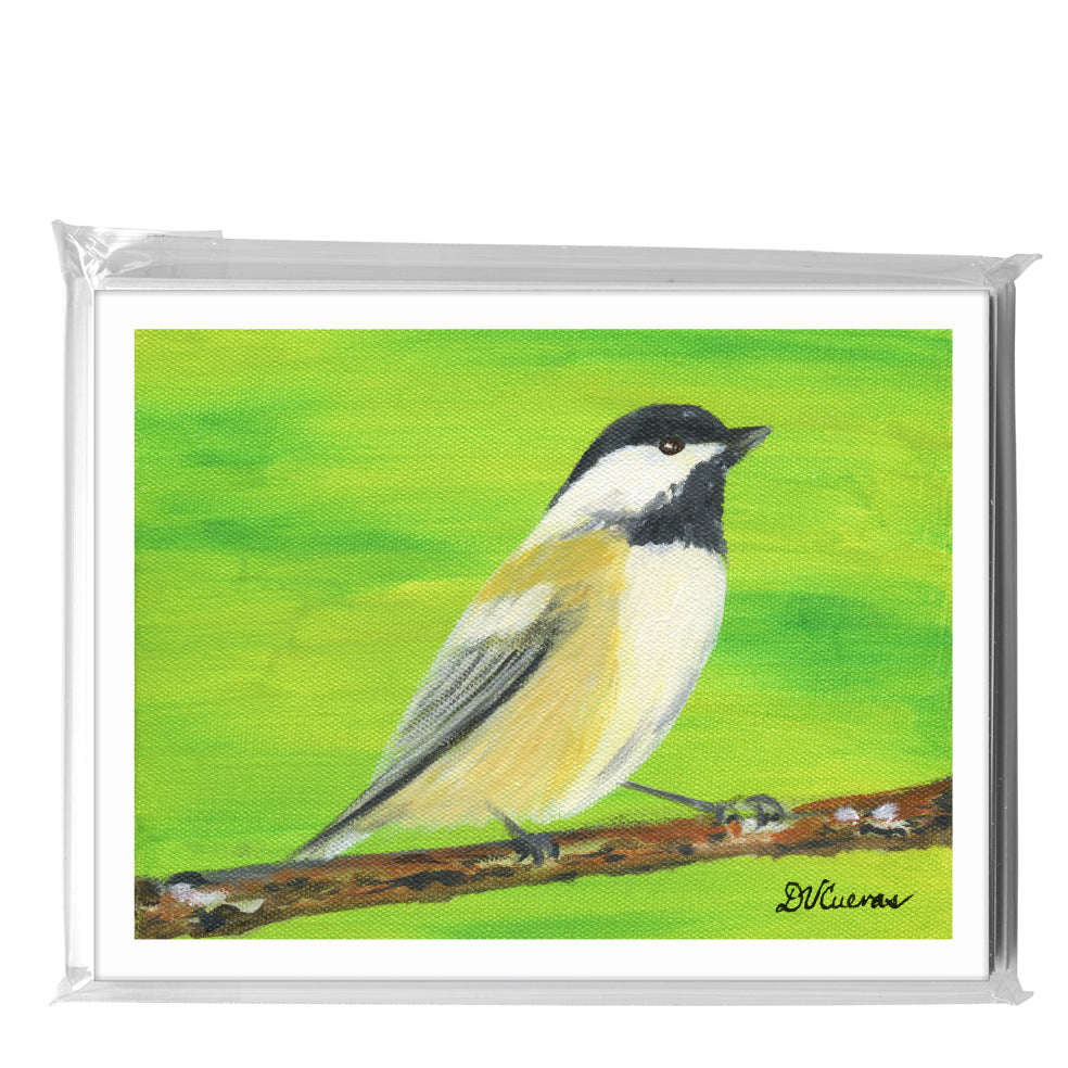 Black Capped Chickadee, Greeting Card (7695D)