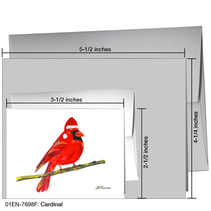 Cardinal, Greeting Card (7698F)
