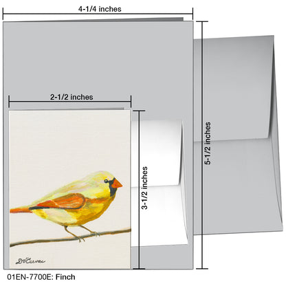 Finch, Greeting Card (7700E)