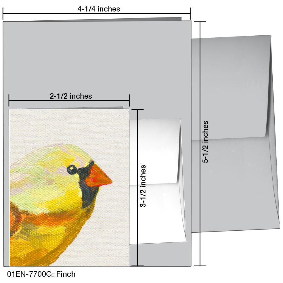 Finch, Greeting Card (7700G)