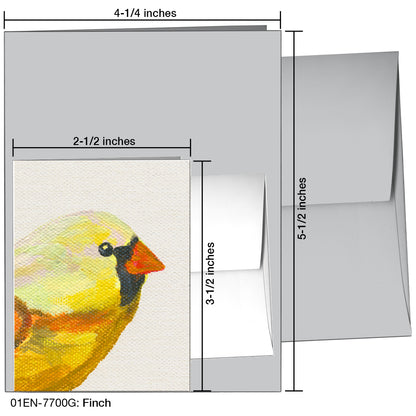 Finch, Greeting Card (7700G)