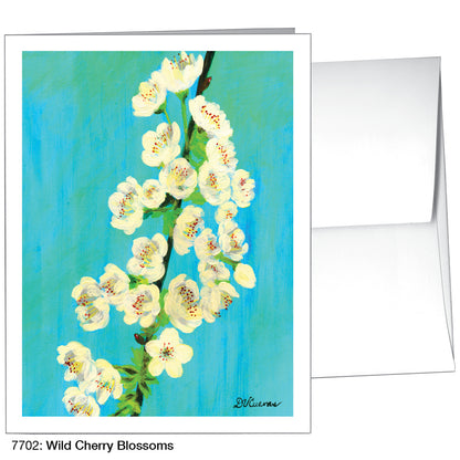 Wild Cherry Blossoms, Greeting Card (7702)