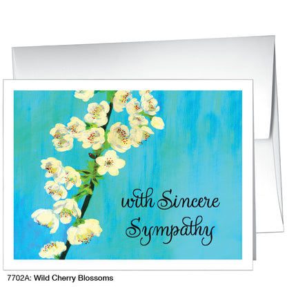 Wild Cherry Blossoms, Greeting Card (7702A)