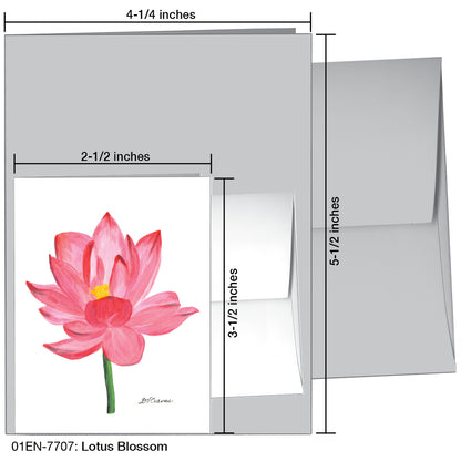 Lotus Blossom, Greeting Card (7707)