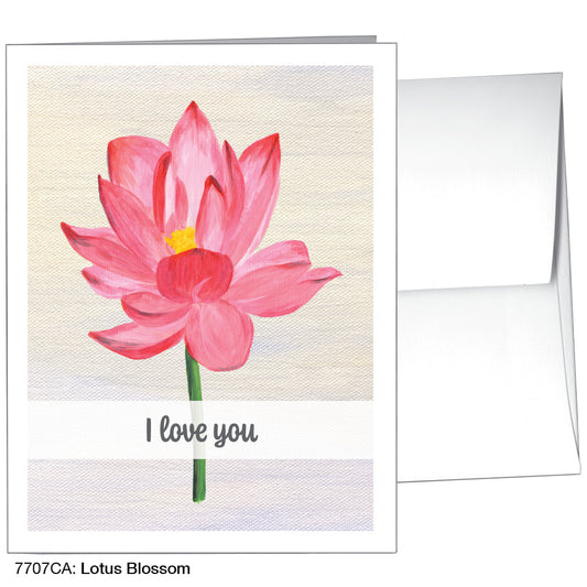 Lotus Blossom, Greeting Card (7707CA)