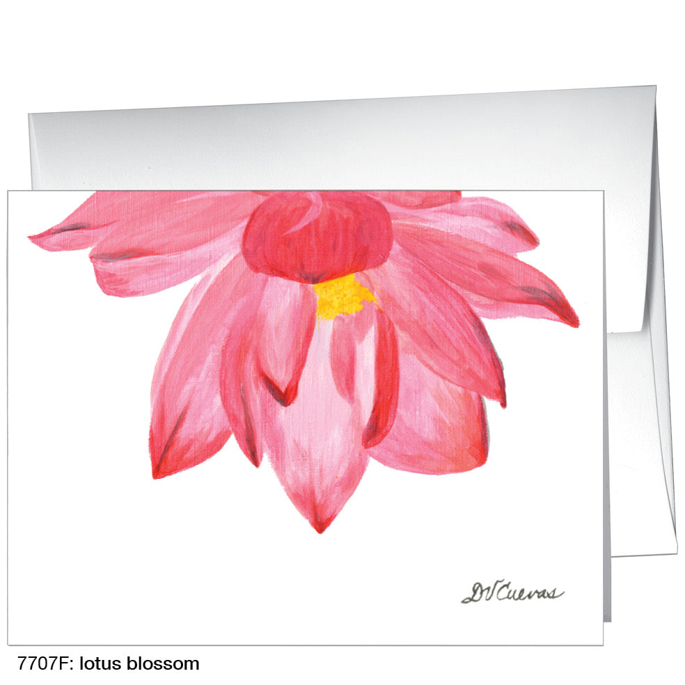 Lotus Blossom, Greeting Card (7707F)