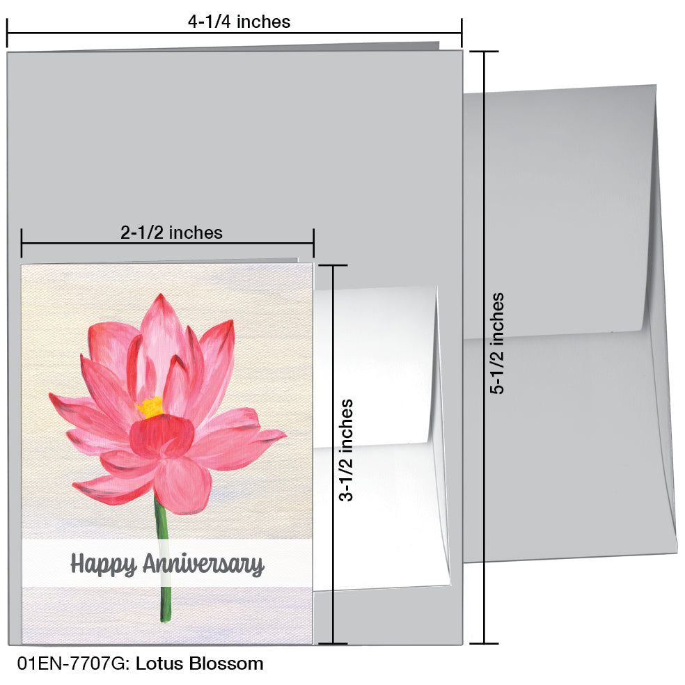 Lotus Blossom, Greeting Card (7707G)