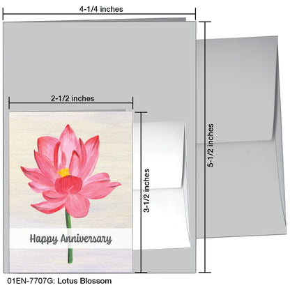 Lotus Blossom, Greeting Card (7707G)