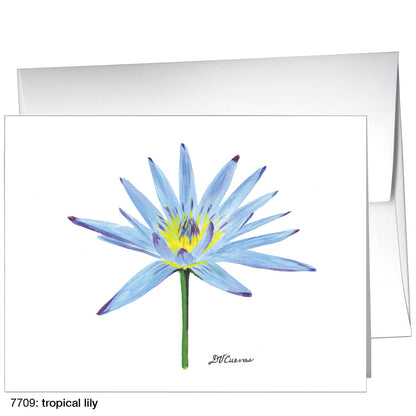 Tropical Lily, Greeting Card (7709)