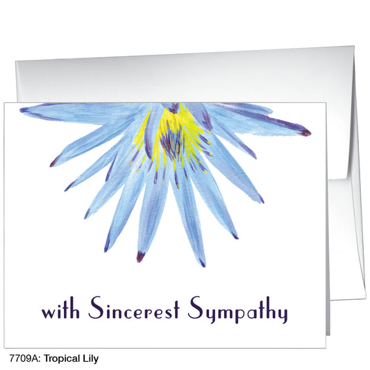 Tropical Lily, Greeting Card (7709A)