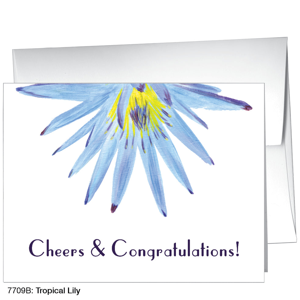 Tropical Lily, Greeting Card (7709B)