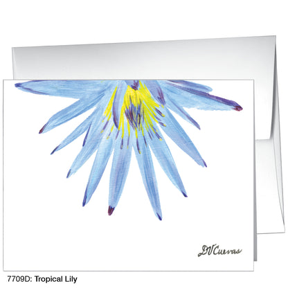 Tropical Lily, Greeting Card (7709D)