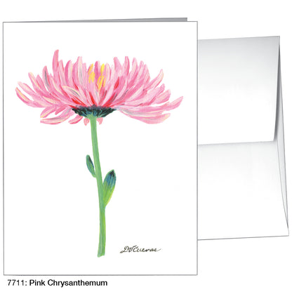 Pink Chrysanthemum, Greeting Card (7711)