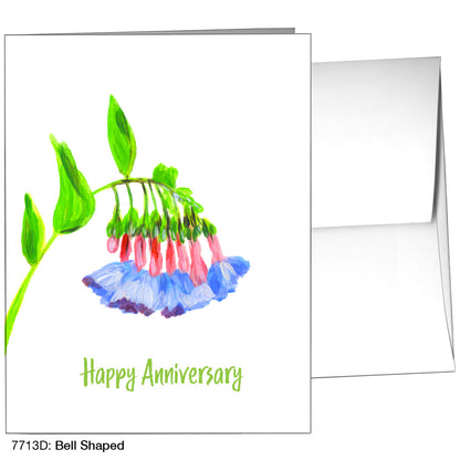 Bell Shaped, Greeting Card (7713D)
