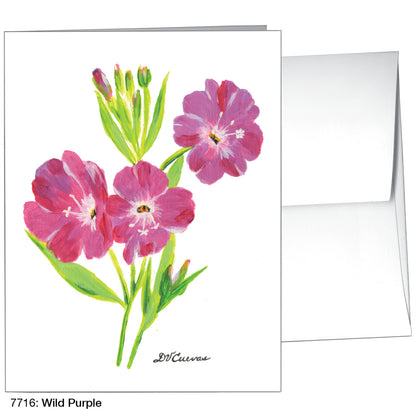 Wild Purple, Greeting Card (7716)