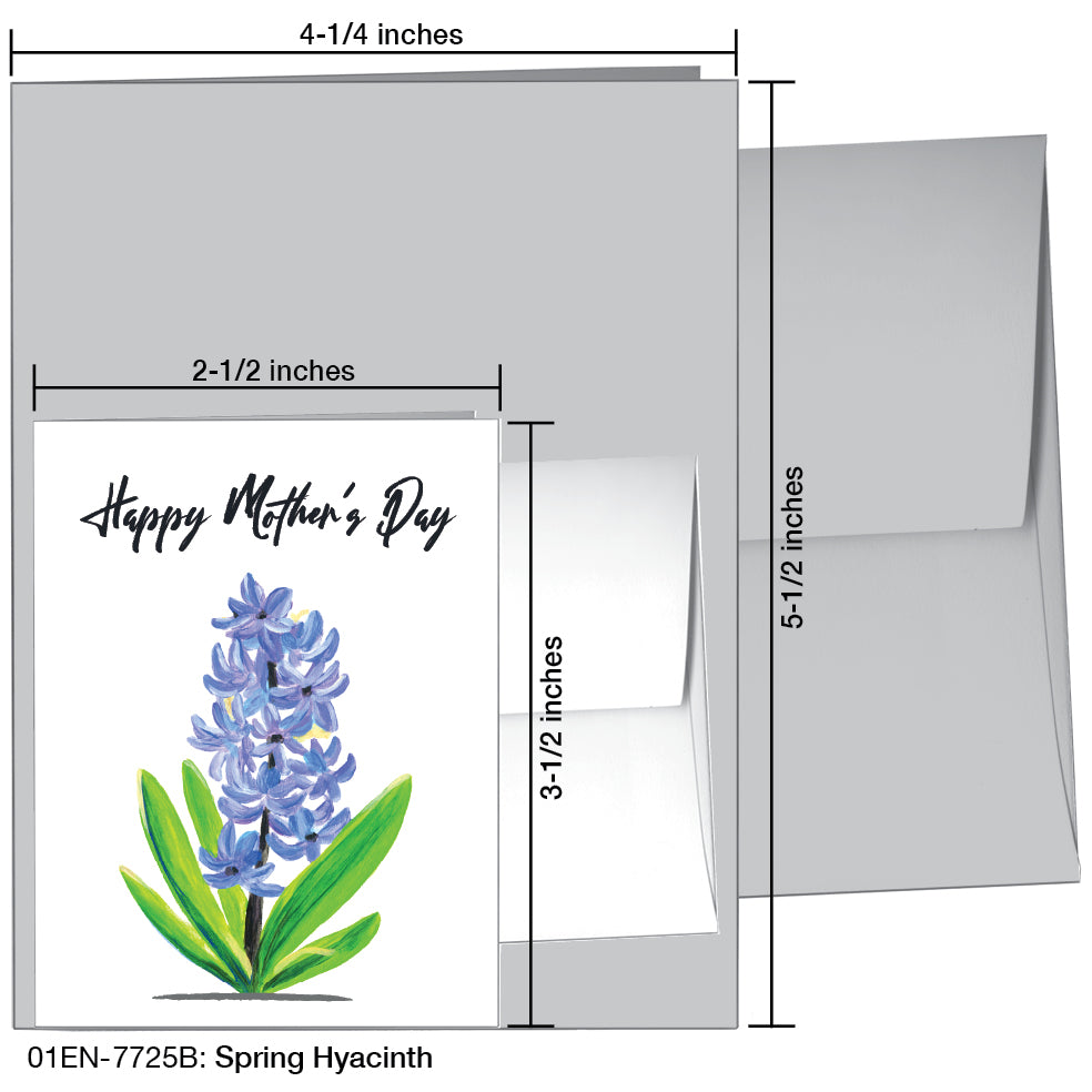 Spring Hyacinth, Greeting Card (7725B)