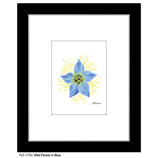 Wild Flower in Blue, Print (#7726)