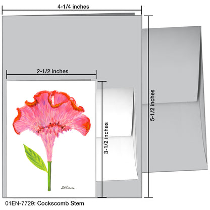 Cockscomb Stem, Greeting Card (7729)
