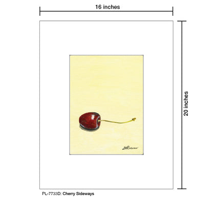 Cherry Sideways, Print (#7733D)