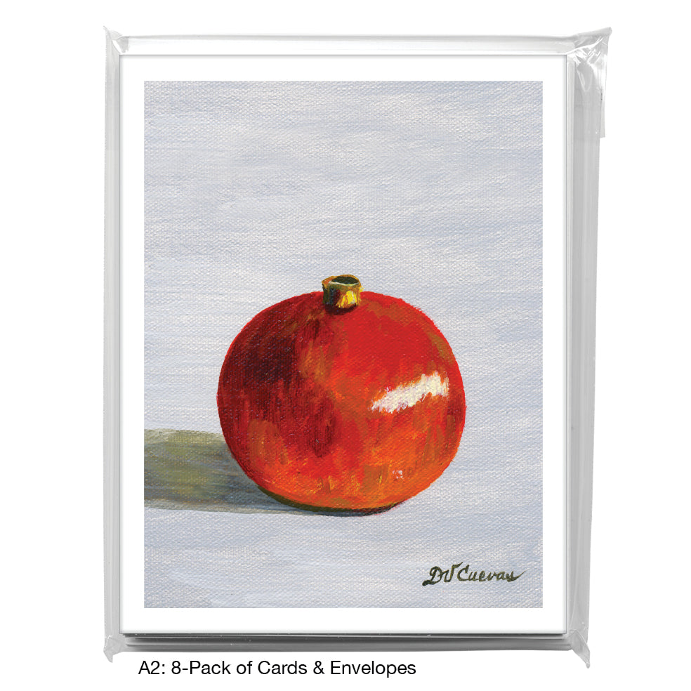 Single Pomegranate, Greeting Card (7739C)