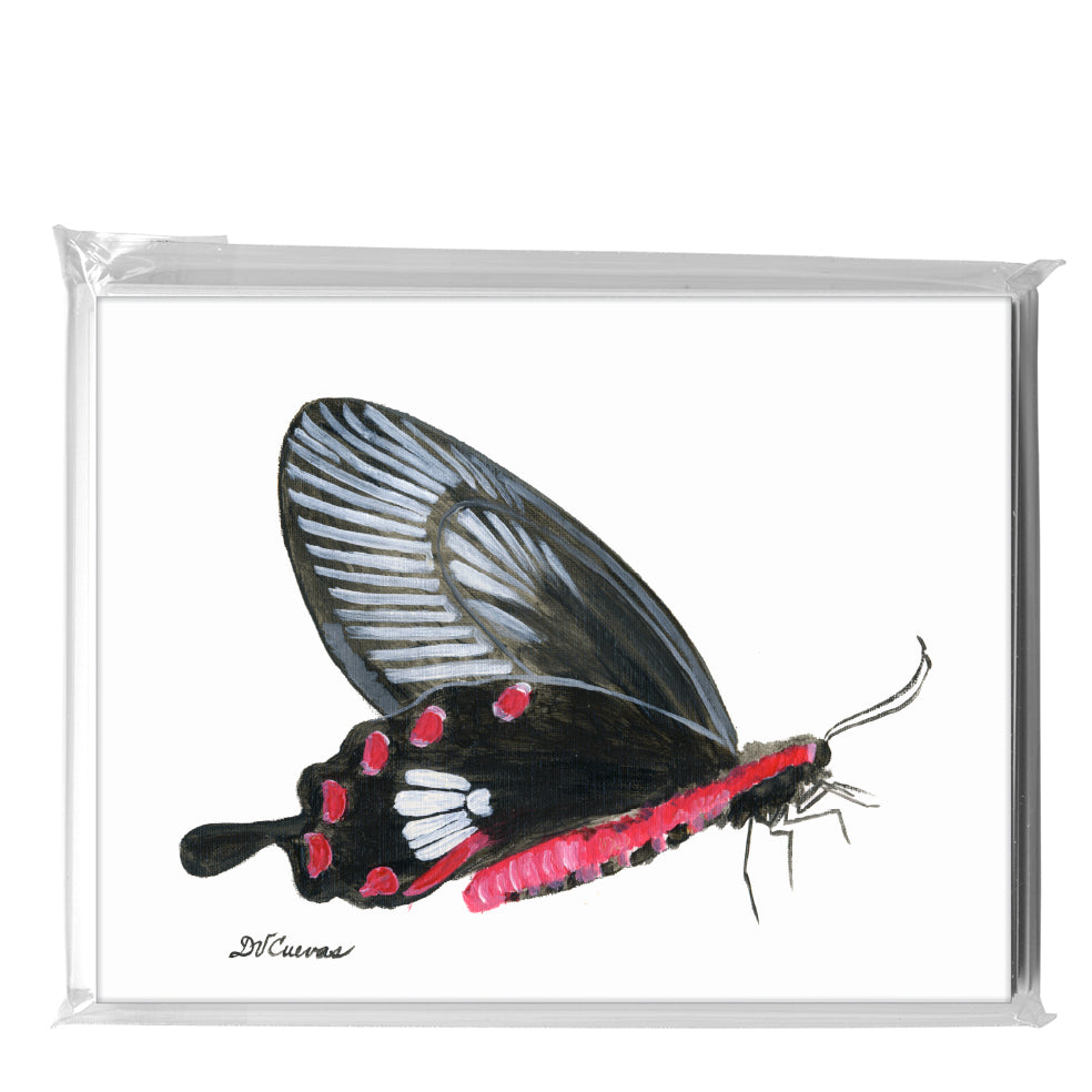 Common Rose Butterfly, Greeting Card (7753)