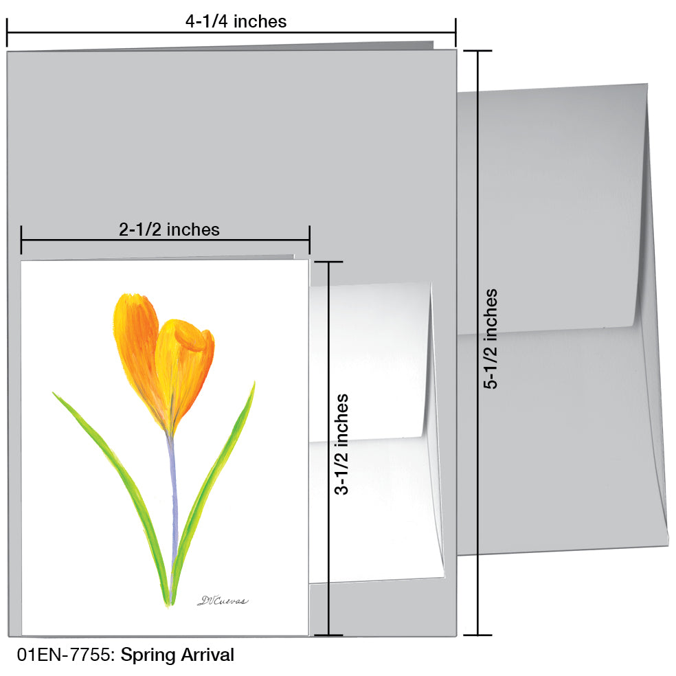 Spring Arrival, Greeting Card (7755)
