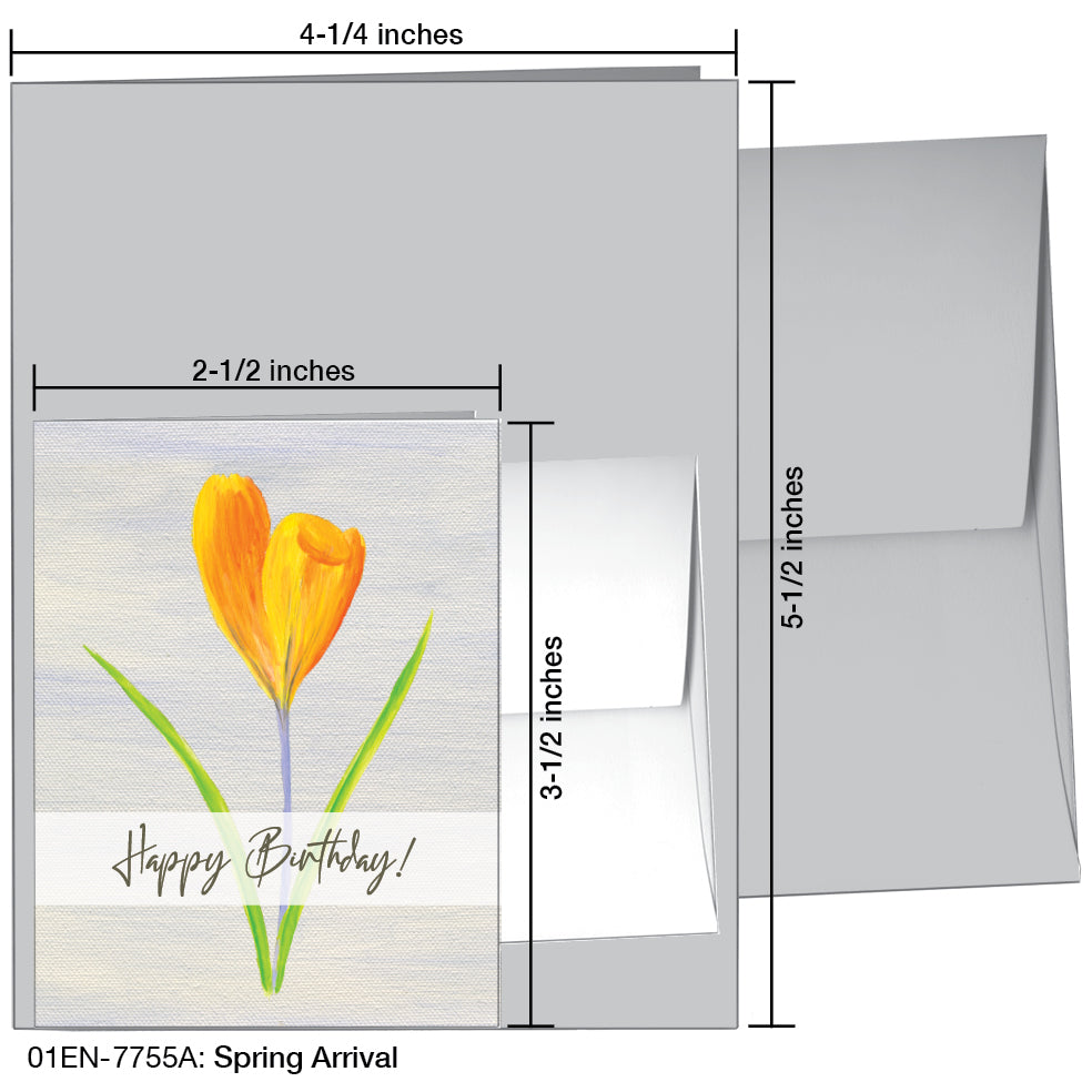 Spring Arrival, Greeting Card (7755A)