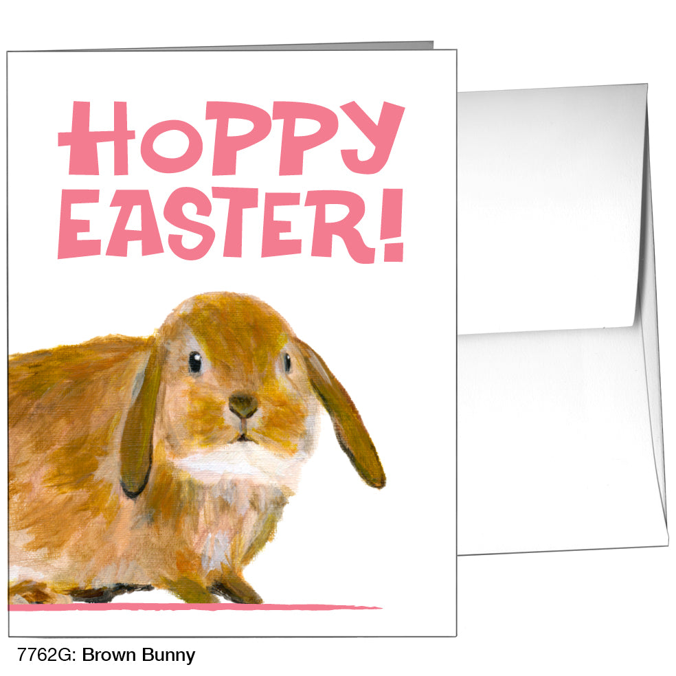 Brown Bunny, Greeting Card (7762G)