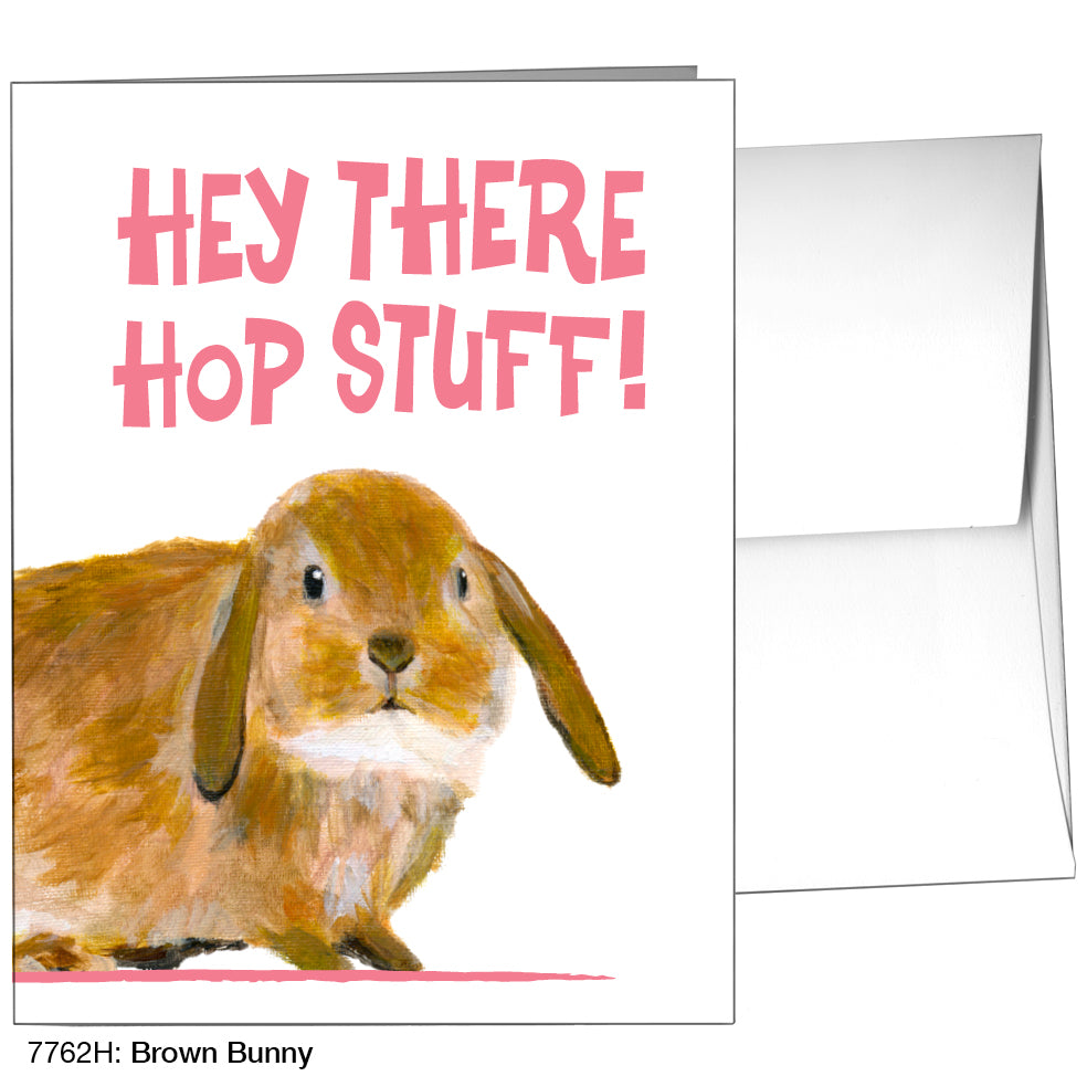 Brown Bunny, Greeting Card (7762H)