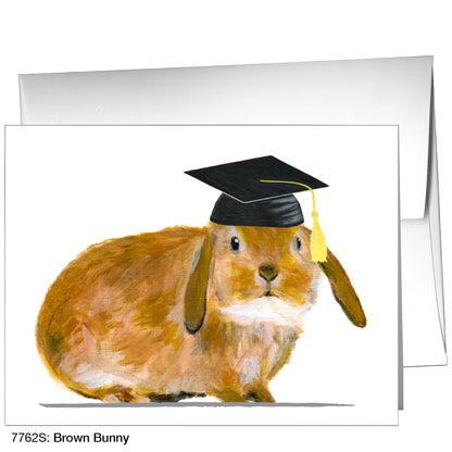 Brown Bunny, Greeting Card (7762S)