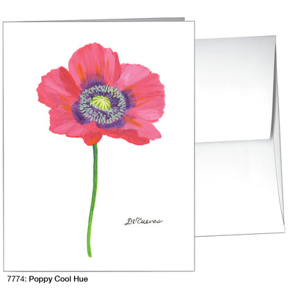 Poppy Cool Hue, Greeting Card (7774)