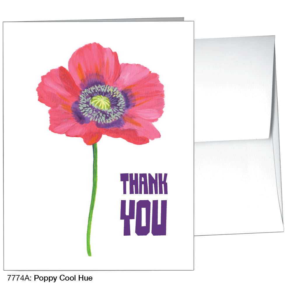 Poppy Cool Hue, Greeting Card (7774A)