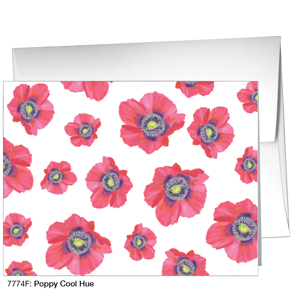 Poppy Cool Hue, Greeting Card (7774F)