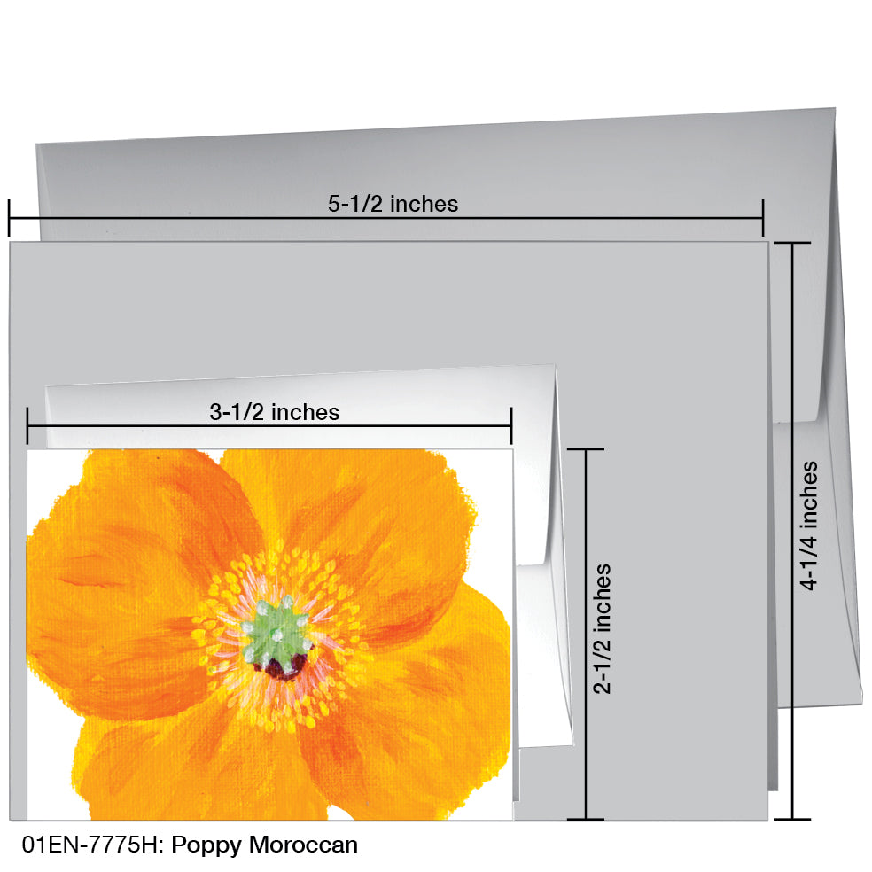 Poppy Moroccan, Greeting Card (7775H)